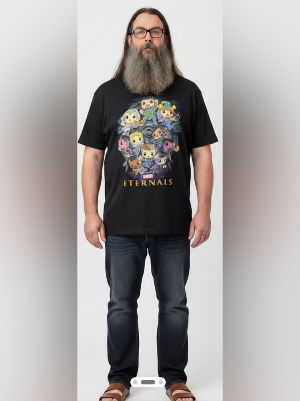 Marvel Eternals Graphic Short Sleeve Tee - Black